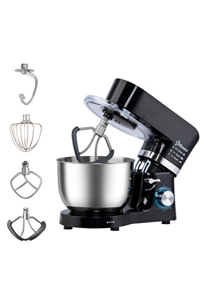 STARCREST STARCREST SKM-1500BK Πολυκόφτης Κουζινομηχανών, 1500W, Μπολ από Ανο...