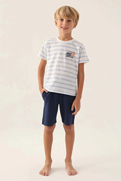 Rolypoly МЪЖКИ БЕРМУДИ - КРЕМОВО СИН