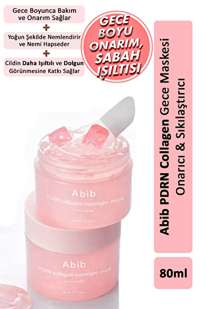 Abib PDRN Collagen Overnight Mask Firming Jelly 80ml – Gece Onarıcı Sıkılaştı...