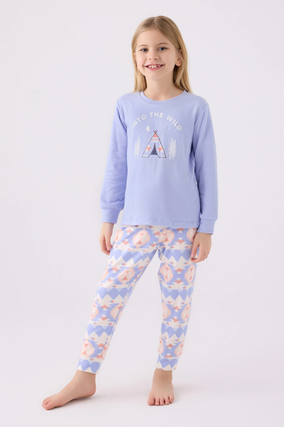 Arnetta Set pijama albastră pentru fetiță