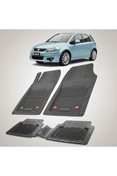 TEAMCAR Covorașe auto compatibile Suzuki SX4 1 Hatchback 2006-2013 |   Negru