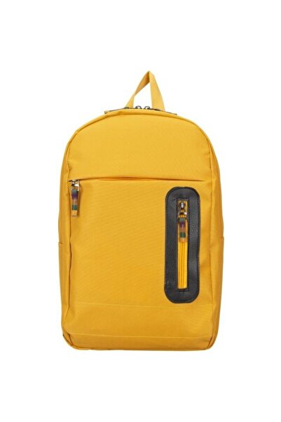 PLM Castelo 15.6" Notebook Sırt Çantası Hardal Rengi