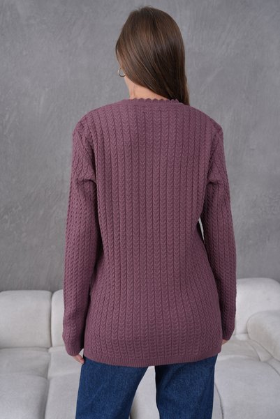 Lamierra Mother with Hair Knitted Knitwear Wool sweater