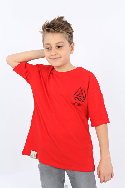 Toontoy Tricou cu mânecă scurtă cu imprimeu pentru băiat