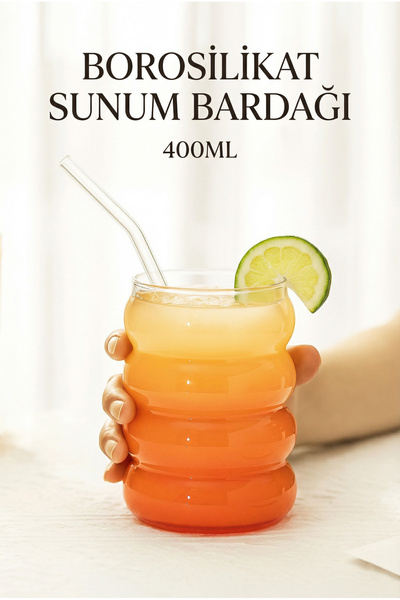 ERKUGO Boğumlu Kahve Bardağı, Borosilikat Sunum Bardağı, Isı Dayanıklı Bardak...