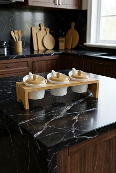 Bambum Cumin 3-Piece Spice Set with Spoon and Lid