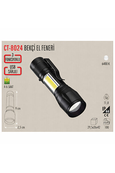 Yıldızan Ct-8024 Flaşörlü El Feneri 1053513
