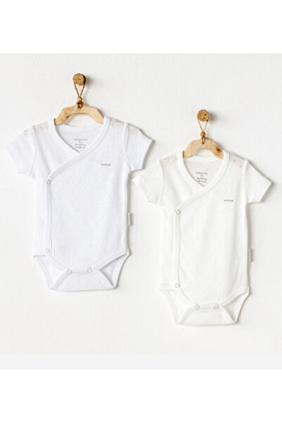 andywawa Andy Wawa Zıbın Body 2li Cuddly Bunny Bear Ekru - Beyaz