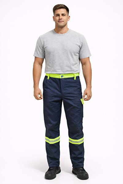 AVRUPA İSG SOFTSHELL 3 cm Sarı Reflektörlü İçi Polarlı Komando Cepli - Siyah ...