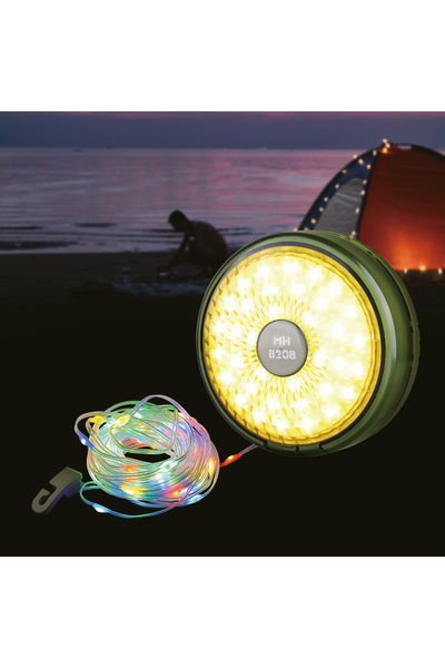 Panther PT-390 USB Şarjlı Kamp Lambası 10m LED Şerit 7 Mod