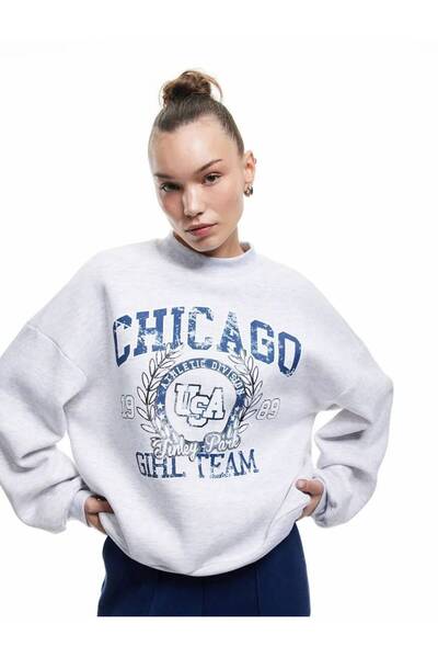 Koton Hanorac cu mânecă lungă și guler înalt imprimat