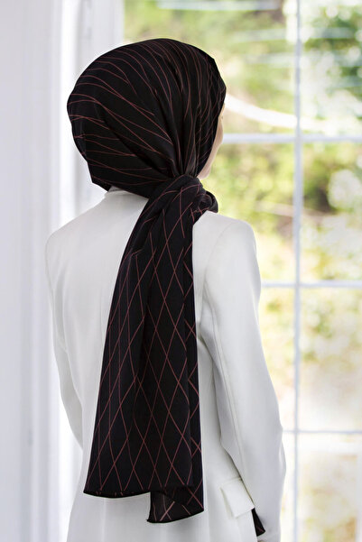 Vissona Mătase de lux Medina - cu modele geometrice, trandafir uscat, colorat...