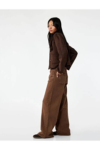 Koton Women's Canvas Pants 6Wal40028Mw