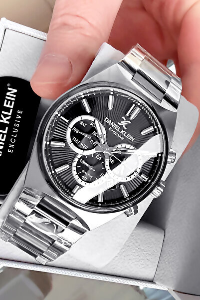 Daniel Klein Exclusive Hediyelik Erkek Kol Saati Su Geçirmez İki Renk Çelik K...