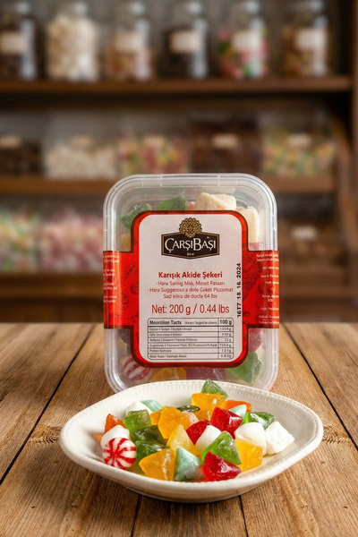 çarşıbaşı سكر أكيد بنكهة الفواكه 200 جرام