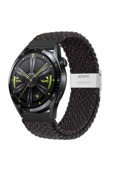 OEM Λουράκι έξυπνου ρολογιού, πλάτος 22 mm, ρυθμιζόμενο, ελαστικό υφασμάτινο ...