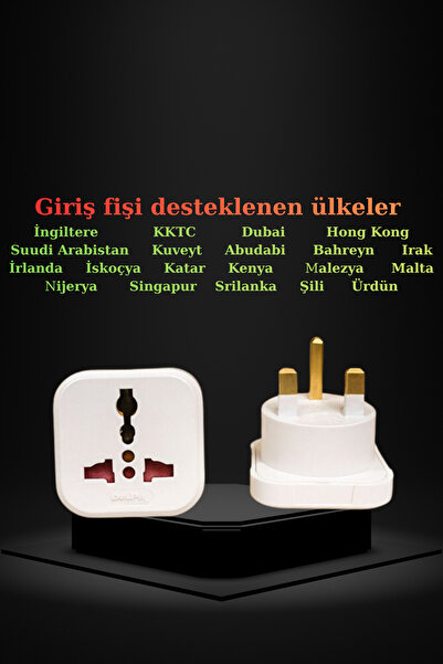 harry Suudi Arabistan ( Umre ) Erkek Fişli Seyahat Adaptörü Fiş Priz Dönüştürücü
