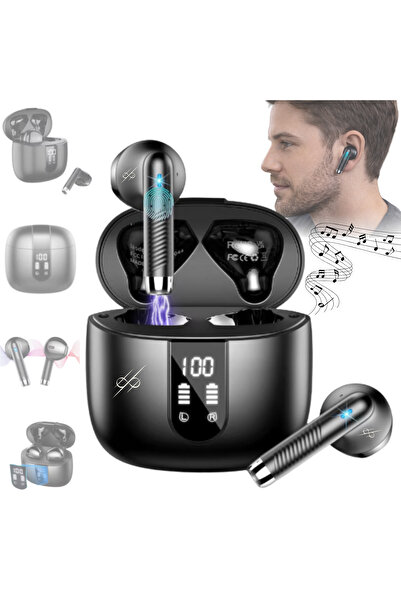 OEM Casti Wireless Rapaz, Bluetooth 5.3, Autonomie 48h,