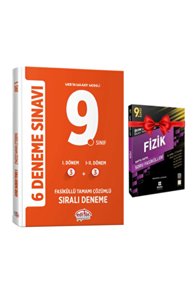 Editör Yayınevi MEB Maarif Modeli 9. Sınıf Deneme Sınavı+Fizik SB