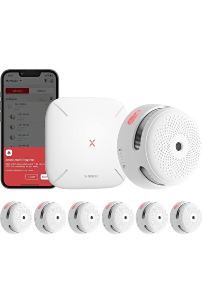X-Sense SMOKE DEDEKTÖR DUMAN TESPİT CİHAZI 6+1 KAMPANYALI