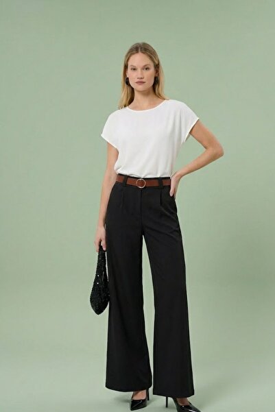 HAKKE ΠΑΝΤΕΛΟΝΙ με ζώνη Gabardine Palazzo