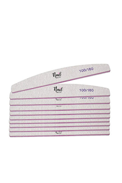 Nail Master 10'Lu Protez Tırnak Kağıt Törpü 100/180 10 adet