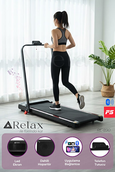 Relax Bluetoothlu Uzaktan Kumandalı Portatif Yürüme Ve Koşu Bandı RL-890