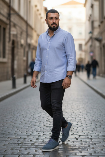 MelAlp Men's Genuine Leather Shoes Nubuck