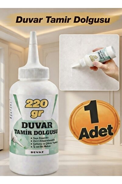KarapolatYapı Duvar Tamir Dolgu Macunu Beyaz Macun Pratik Hazır Duvar Tamir M...