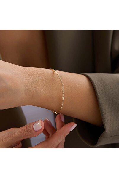 Bayar Gold 14 Ayar Altın İtalyan Dorikalı Kalze Bileklik