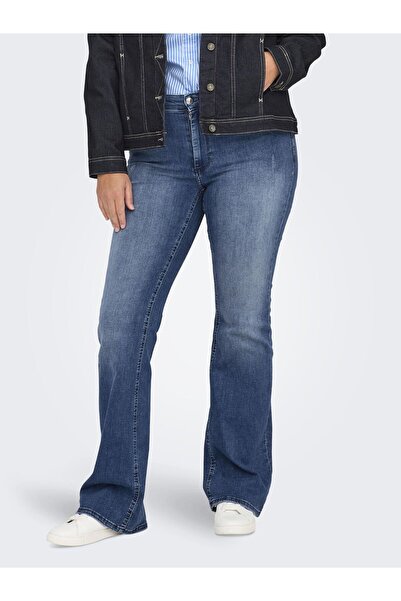 Only Carmakoma Flared fit jeans CARWILLY Mittlere Taille Flared Jeans