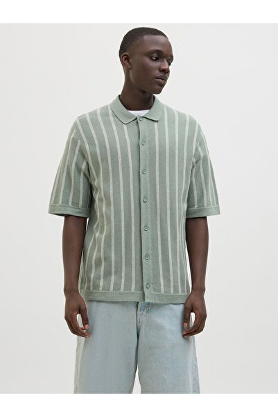 Jack & Jones Polo tricotat în dungi