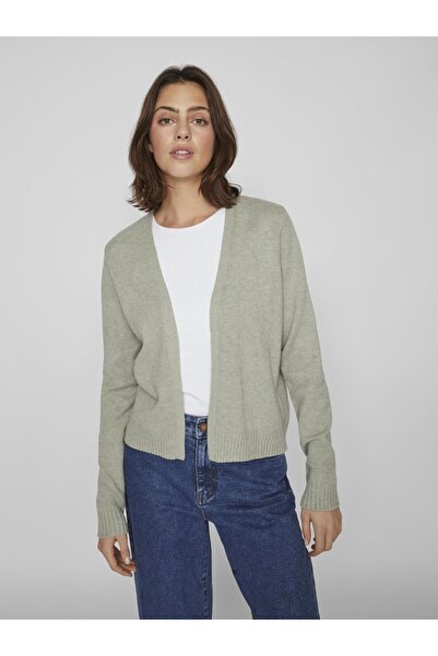 VILA Strickjacke VIRIL Kurzer offener