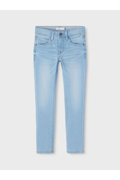 Name it Jeans im Slim Fit mit Sweat-Design