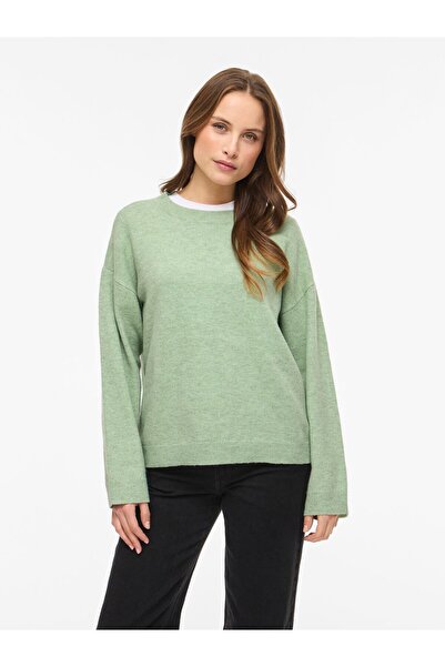 VILA Strickpullover VILIGA Rundhals