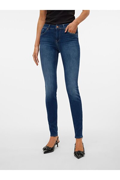 Vero Moda Slim Fit Jeans VMLUX Mid Rise Slim Fit Jeans
