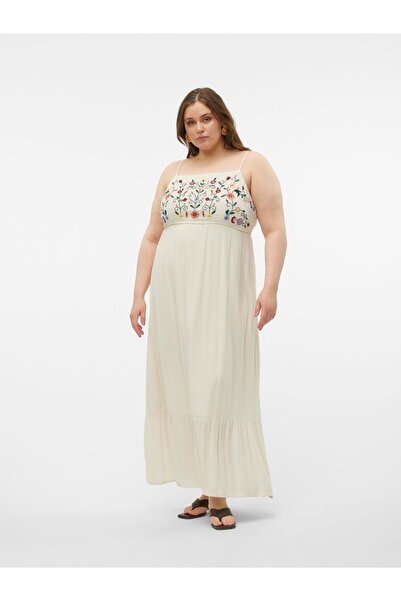 Veromoda Curve Kleid VMSINA Langes Kleid