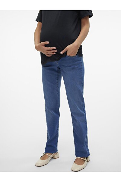 Mama Licious Umstandsjeans Düz Kesim Umstandsjeans ile