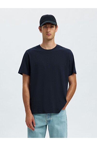 Selected Homme T-Shirt Flammengarn Baumwoll