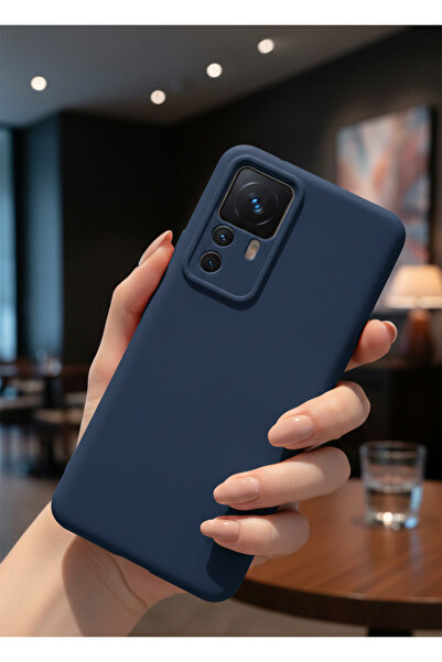 Hatreds Xiaomi Mi 12T Pro Uyumlu İçi Kadife Mat Renkli Kamera Korumalı Kılıf ...