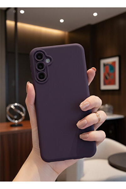 Hatreds Samsung Galaxy M34 5G Uyumlu İçi Kadife Mat Renkli Kamera Korumalı Kı...