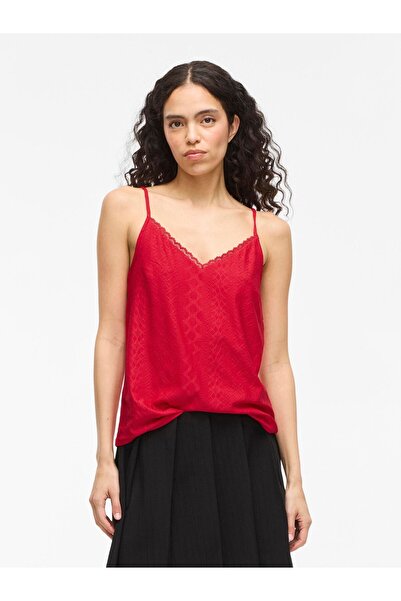 VILA Trägertop VIHAUGA V-Ausschnitt