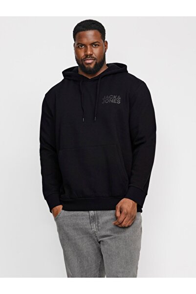 Jack & Jones Plus Kapuzenpullover Plus Size Logo Kapuzenpullover