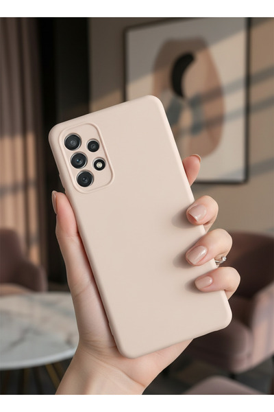Hatreds Samsung Galaxy A52S Uyumlu İçi Kadife Mat Renkli Kamera Korumalı Kılı...