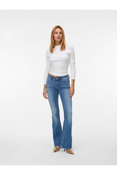 Vero Moda Ausgestellt VMSIGI Niedrige Taille Ausgestellt Jeans