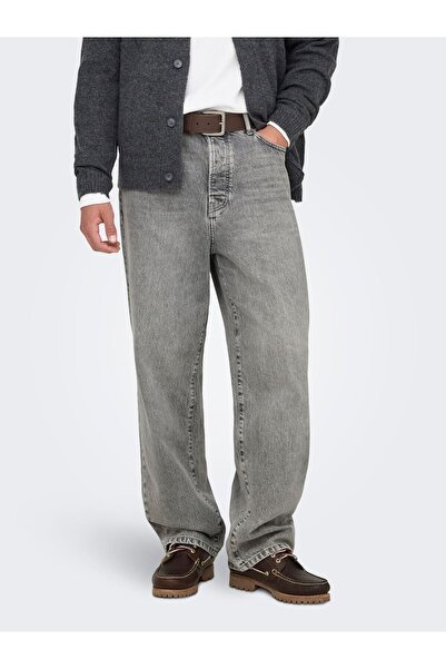 Only & Sons Locker geschnitten ONSFADE Mid Rise Locker geschnitten Jeans