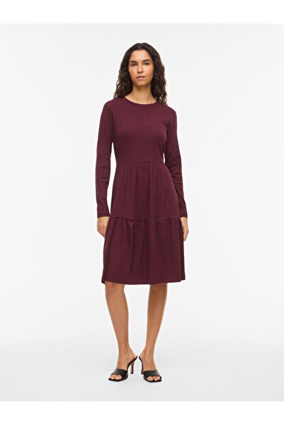 VILA Pulloverkleid Langarm