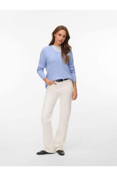 Vero Moda Strickpullover VMCREWLEFILE Strickpullover