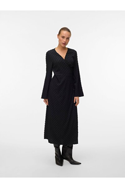 Vero Moda Kleid VMVILLA Langes Kleid