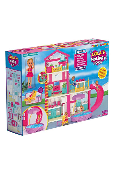 Doğan Oyuncak Dünyası Lola'nın Tatil Evi - Ev Oyuncak - Lola'nın Tatil Ev Seti - Barbie Ev Seti
